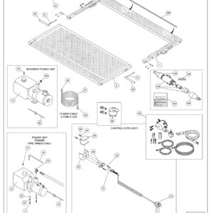 Anthony AR / HCR Dump Thru Platform Assembly Diagram