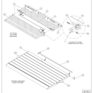 Anthony AR / HCR Special Platform Assembly Diagram
