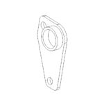 BOSS BAL08029-03 - Driver Side Trip-Edge Wing Extension Bracket