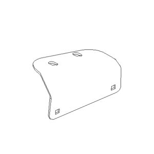BOSS BAL08061-03 - Driver Side V-XT Plow Wing Base Plate Mounting Bracket