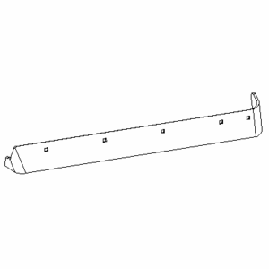 BOSS BAL08861-03 - 9'2" Power-V/V-XT Driver Side Formed Cutting Edge Half