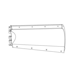 BOSS BAL13470 - Driver Side 5 Foot 6 Inch ATV/UTV V Blade With Edge