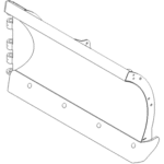 BOSS BAL16001 - 8 Foot 2 Inch FCE RT3 Left Blade Half With Edge (2009+)