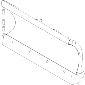 BOSS BAL16002 - 9 Foot 2 Inch RT3 FCE Left Blade Half With Edge (2009+)