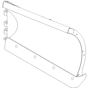 BOSS BAL16004 - 8 Foot 2 Inch RT3 XT Blade Half With Edge (2009+)