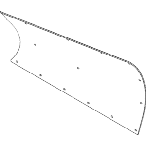 BOSS BAL18081 - 9 Foot 2 Inch Driver Side DXT Poly Blade Skin