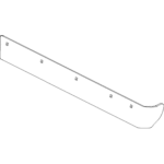BOSS BAL18165-03 - 9 Foot 2 Inch V DXT Driver Side Formed Cutting Edge Half