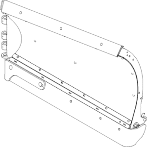 BOSS BAL18185 - 9 Foot 2 Inch Stainless Steel DXT RT3 Blade Half With Edge