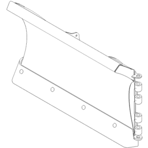 BOSS BAR16011 - 8 Foot 2 Inch FCE RT3 Right Blade Half With Edge (2009+)