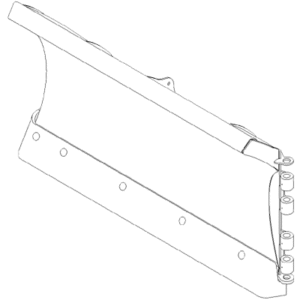 BOSS BAR16012 - 9 Foot 2 Inch FCE RT3 Right Blade Half With Edge (2009+)