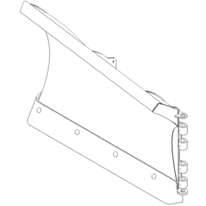 BOSS BAR16014 - 8 Foot 2 Inch XT RT3 Right Blade Half With Edge (2009+)