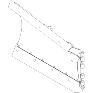 BOSS BAR16017 - 8 Foot 2 Inch Poly XT Right Blade Half With Edge (2009+)
