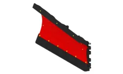 BOSS BAR16018 - 9'2'' V-XT Passenger Side Poly Blade With Edge Assembly