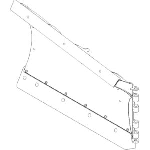 BOSS BAR16018 - 9 Foot 2 Inch Poly XT Right Blade Half With Edge (2009+)