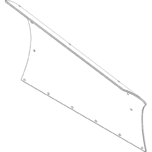 BOSS BAR16118 - 8 Foot 2 Inch Passenger Side V-XT Poly Blade Skin (2009+)