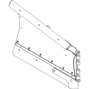 BOSS BAR18090 - 8 Foot 2 Inch Poly DXT RT3 Blade Half With Edge