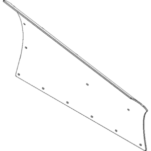 BOSS BAR18091 - 9 Foot 2 Inch Passenger Side DXT Poly Blade Skin