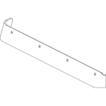 BOSS BAR18145-03 - 8 Foot 2 Inch DXT Passenger Side Formed Cutting Edge Half