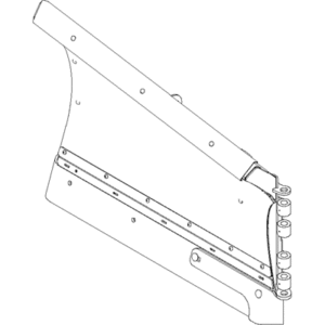 BOSS BAR18190 - 8 Foot 2 Inch Stainless Steel DXT RT3 Blade Half With Edge