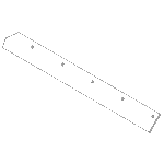 BOSS BAX07627 - 10' Power-V RT3 Cutting Edge Half (5/8" x 6" x 60")