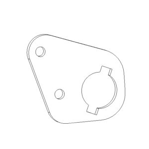 BOSS BAX08035-03 - Snow Plow Wing Extension Rib Bracket