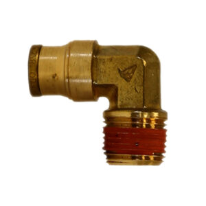 Buyers BE90M25P25 - Brass DOT Push-In Male Elbow (1/4 Inch Tube O.D. x 1/4 Inch Pipe Thread)