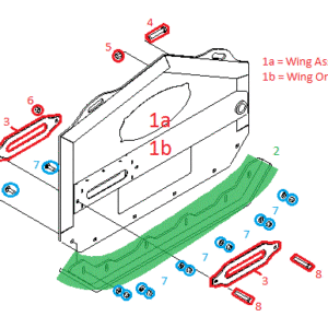 BH-12 Box Plow Left Wing Diagram