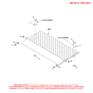 Maxon BMRA (Sep 2013 - Dec 2015) Steel Flipover With Fixed Ramp Diagram