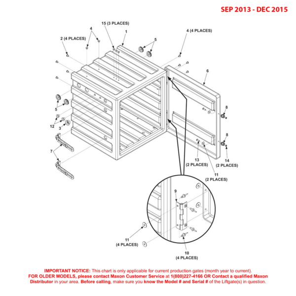 Maxon BRMSD (Sep 2013 - Dec 2015) Battery Box Diagram