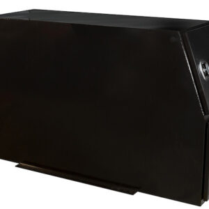 Buyers BP824624B - Flat Floor Black Steel Backpack Truck Box With Die Cast Compression Latch (46 In x 24 In x 82 In)