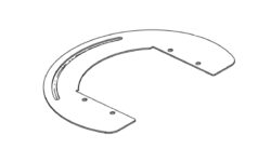Buyers 3033547 - Spinner Shield Mounting Bracket