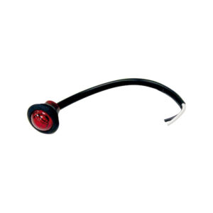 Buyers 5627514 - Red 0.75'' Round Marker Clearance Lights (3-LED With Stripped Leads) 10/Pack