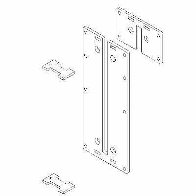 BOSS BXP16661 - 12ft BH Attach Plate Kit