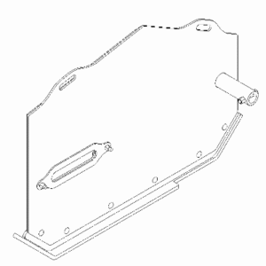 BOSS BXP16750 - Passenger Side Box Plow Wing Assembly With Shoe