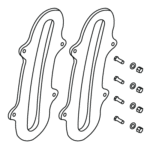 BOSS BXP16930 - Loader BXP Wing Wear Plate Kit