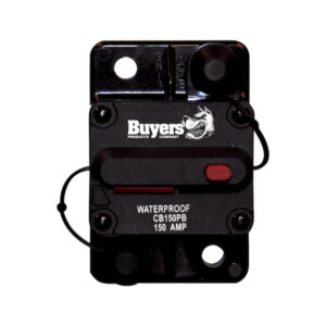Buyers CB150PB - 150 Amp Circuit Breaker With Manual Push-To-Trip Reset