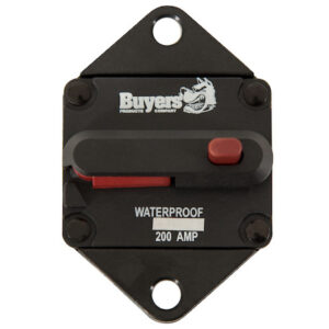 Buyers CB102PB - High-Amp Panel Mount Circuit Breakers with Manual Reset