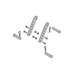 BOSS DPS21480 - Category 1 Three-Point Hitch Attachment For Exact Path Drop Spreader