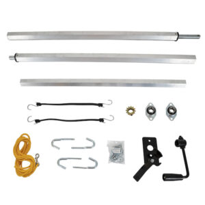 Buyers DTR1 - Dump Tarp Roll Kit (Tarp Not Included) For Pre-Drilled Rugby Dump Body
