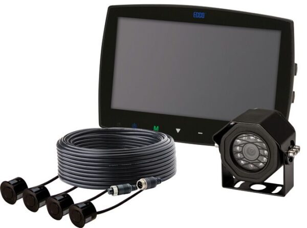 ECCO EC7004-SK - Camera/Sensor Kit: Gemineye  7.0" LCD monitor  color  audio  4 sensors  expandable up to 3 cameras  12-24VDC (includes EC7003-M  EC2015-C  EC1005  EC-CB04  EC-RS04  and  PC-1004)