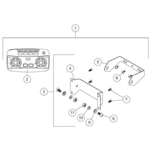 FISHER Electric Motor Steel-Caster (1.5 - 6.0 Cu Yd) Cab Control Diagram