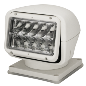 ECCO EW3011 - Remote Spotlight: LED (10) spot beam 135? tilt range dual control square 12-24VDC white