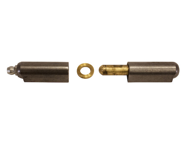 Buyers Products FBP150GF - Steel Weld-On Bullet Hinge with Brass Pin/Bushing/Grease Fitting .98 x 5.91 Inch