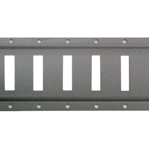 KINEDYNE FE702-01 - 10' Heavy-Duty Series A Horizontal Logistic Track (Gray Powder Coat)