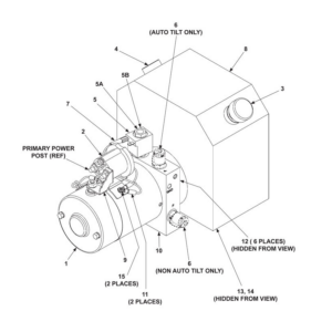 Maxon GPC (Oct 2012 - Nov 2018) Pump Assembly Diagram (1 OF 2)