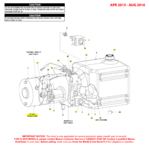Maxon GPT (Apr 2015 - Aug 2016) 12VDC Power Unit Diagram