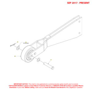 Maxon GPT (Sep 2017 - Present) Opener Assembly Diagram