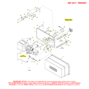 Maxon GPTLR (Sep 2017 - Present) Power Down 12VDC Pump Assembly Diagram