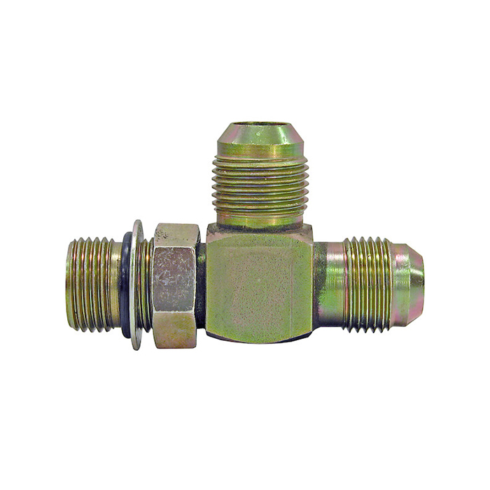 Buyers H5716X6 - Straight Thread O-Ring Run Tee 3/8 Inch Tube O.D. To 3/8 Inch Port Size