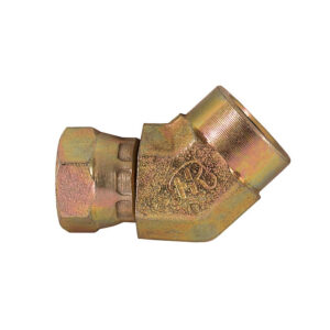 1/2-14 Inch NPSM Female Pipe Swivel To 1/2-14 Inch Female Pipe 45 Elbow